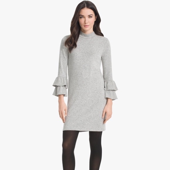 White House Black Market Dresses & Skirts - NWT White House Black Market Soft Grey Shift Dress